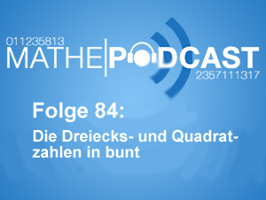 Die Dreiecks- und Quadratzahlen in bunt