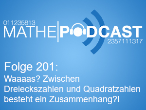 Waaaas?! Zwischen Dreieckszahlen und Quadratzahlen besteht ein Zusammenhang?!